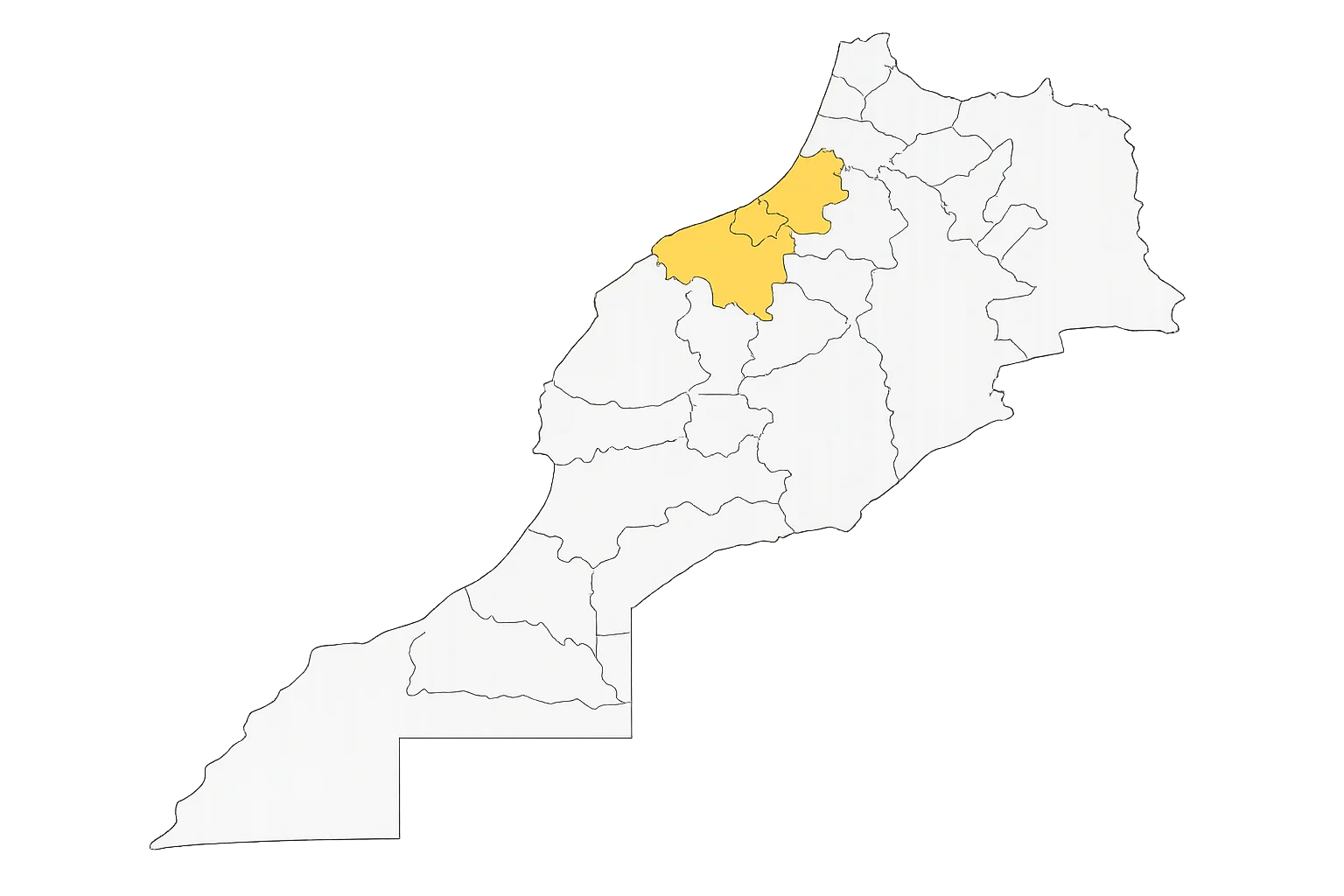 Carte du Maroc